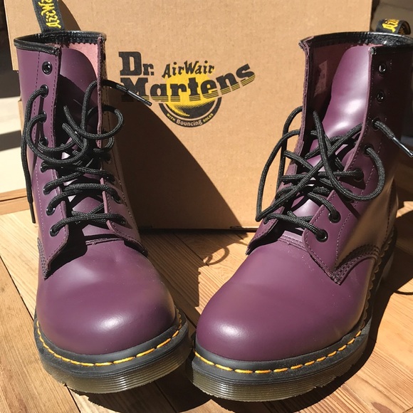 Dr. Martens Shoes - Dr Martens Purple 1460 W Boots Size 10W EU 42